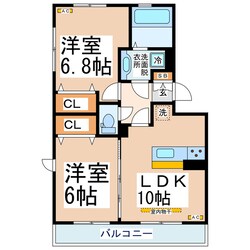 ヴィレッタの物件間取画像